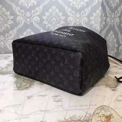 Сумка Louis Vuitton M43417 Cabas Light Tote Shoulder Bag Monogram Eclipse Canvas "Black" фото № 5