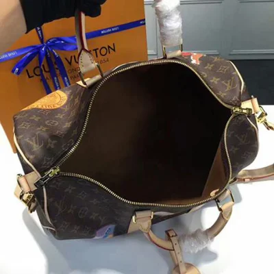 Сумка Louis Vuitton Keepall Bandouliere 45 P00153 Monogram Canvas My World Tour Bag "Brown" фото № 10