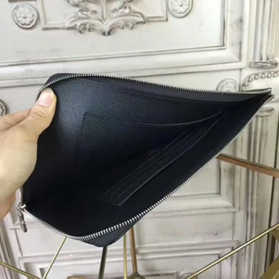 Клатч Louis Vuitton x Supreme Pochette Jour GM M67754 Epi Leather "Black" фото № 9