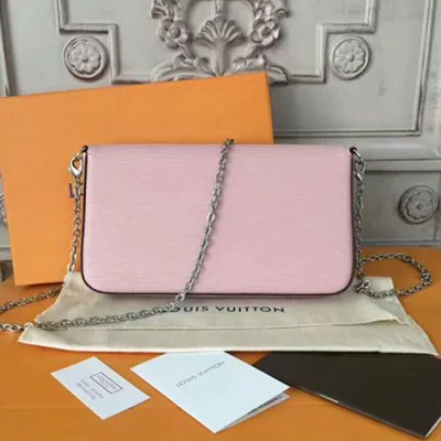 Клатч Louis Vuitton Pochette Felicie M62467 Epi Leather "Pink" фото № 4