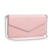 Клатч Louis Vuitton Pochette Felicie M62467 Epi Leather "Pink"