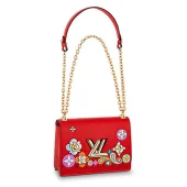 Сумка Louis Vuitton Twist MM M54859 Epi Leather "Red"