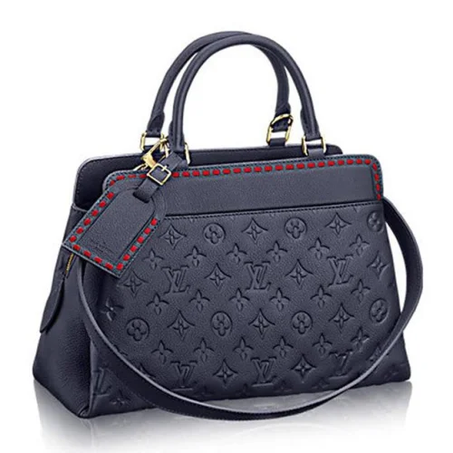 Сумка Louis Vuitton Vosges MM M43738 Monogram Empreinte Leather "Navy Blue"
