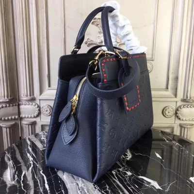 Сумка Louis Vuitton Vosges MM M43738 Monogram Empreinte Leather "Navy Blue" фото № 3