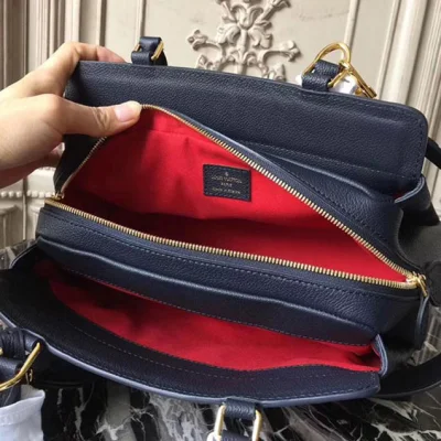 Сумка Louis Vuitton Vosges MM M43738 Monogram Empreinte Leather "Navy Blue" фото № 9