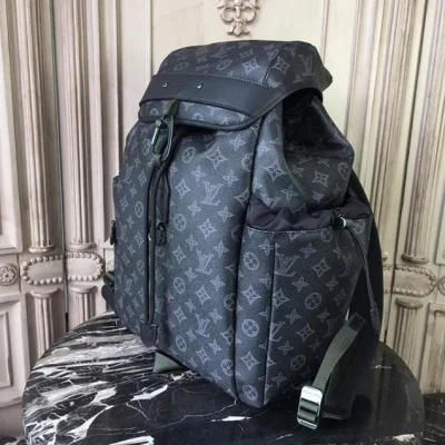 Рюкзак Louis Vuitton Monogram Eclipse Canvas Discovery Backpack M43694 "Black" фото № 4