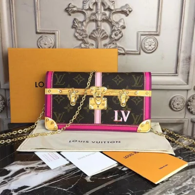 Сумка Louis Vuitton Monogram Canvas Pochette Weekend M62456 "Brown" фото № 2