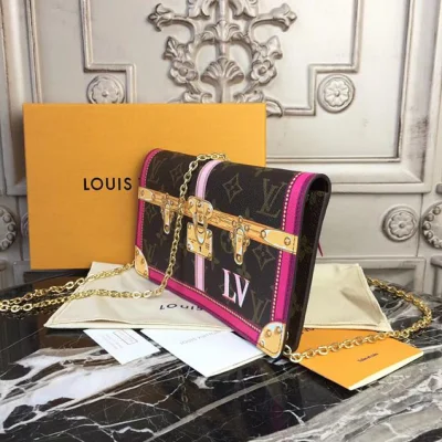 Сумка Louis Vuitton Monogram Canvas Pochette Weekend M62456 "Brown" фото № 3