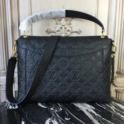 Сумка Louis Vuitton Monogram Empreinte Leather Blanche M43616 "Black" фото № 4