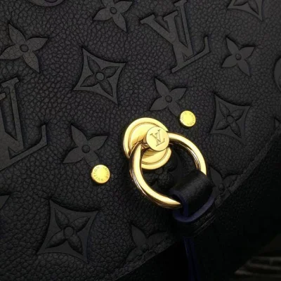 Сумка Louis Vuitton Monogram Empreinte Leather Blanche M43616 "Black" фото № 6