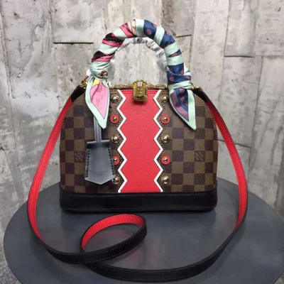 Сумка Louis Vuitton Damier Ebene Canvas Alma BB N40046 "Brown" фото № 2