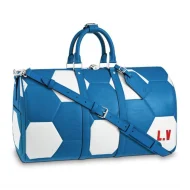 Сумка Louis Vuitton Keepall Bandouliere 50 Travel Bag M52120 2018 "Blue"