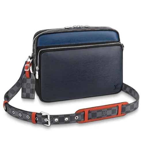 Сумка Louis Vuitton Epi Patchwork Nil Slim Bag M51466 2018 "Navy Blue"