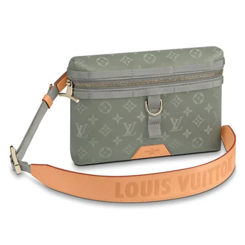 Сумка Louis Vuitton Messenger PM Bag Monogram Titanium Canvas Fall Winter 2018 Collection M43889 Grey "Brown"