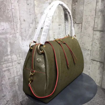 Сумка Louis Vuitton Ponthieu PM M43669 Monogram Empreinte Leather "Green" фото № 3