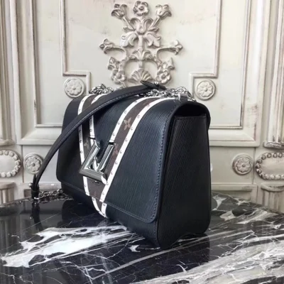 Сумка Louis Vuitton M51877 Twist MM Epi Leather "Black" фото № 3