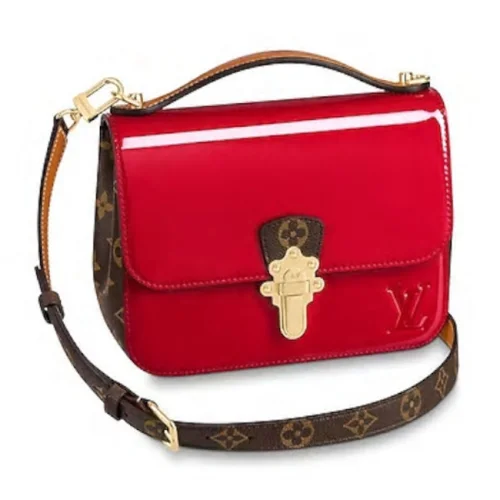 Сумка Louis Vuitton M52686 Cherrywood BB Monogram Vernis Cerise "Red"