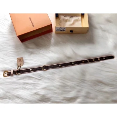 Ошейник Louis Vuitton M58072 Baxter Dog Collar PM Monogram Canvas "Brown" фото № 6