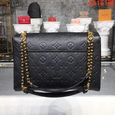 Сумка Louis Vuitton M44150 Vavin MM Monogram Empreinte Leather "Black" фото № 4