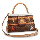 Сумка Louis Vuitton M43946 Crown Frame Monogram Canvas "Brown"