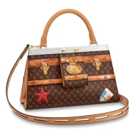 Сумка Louis Vuitton M43946 Crown Frame Monogram Canvas "Brown"