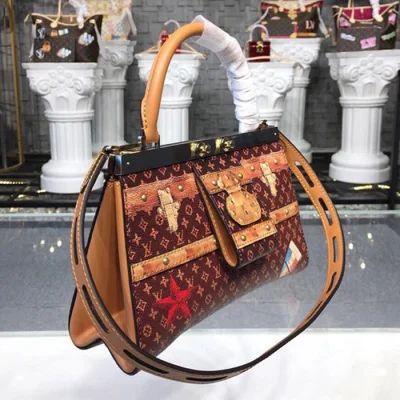 Сумка Louis Vuitton M43946 Crown Frame Monogram Canvas "Brown" фото № 3