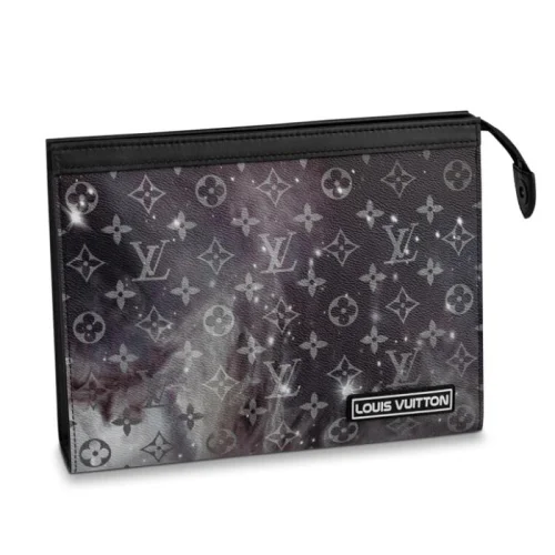 Клатч Louis Vuitton Pochette Voyage MM M44448 Monogram Coated Canvas "Galaxy"