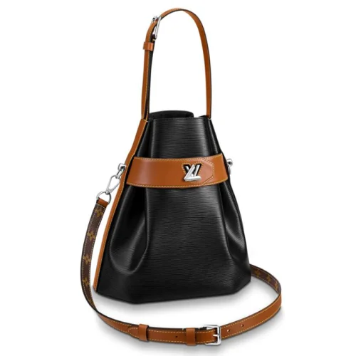 Сумка Louis Vuitton Twist Bucket M52804 Epi Leather "Black"