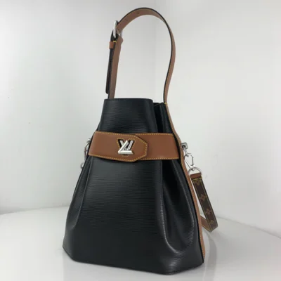 Сумка Louis Vuitton Twist Bucket M52804 Epi Leather "Black" фото № 2