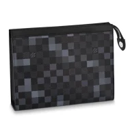 Клатч Louis Vuitton Pochette Voyage MM N60175 Damier Graphite Canvas "Graphite"