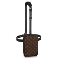 Сумка Louis Vuitton Utility Side Bag M44477 Monogram Coated Canvas "Brown"
