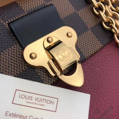 Сумка Louis Vuitton Vavin Chain Wallet N60222 Damier Ebene Canvas Bordeaux Red "Brown" фото № 6 Сумка Louis Vuitton Vavin Chain Wallet N60222 Damier Ebene Canvas Bordeaux Red "Brown" фото № 6