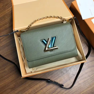 Сумка Louis Vuitton Twist MM M53597 Epi Leather Khaki "Green" фото № 2