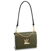 Сумка Louis Vuitton Twist MM M53597 Epi Leather Khaki "Green"