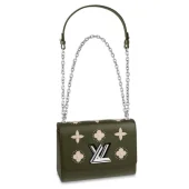Сумка Louis Vuitton Twist MM M52159 Epi Leather Khaki "Green"