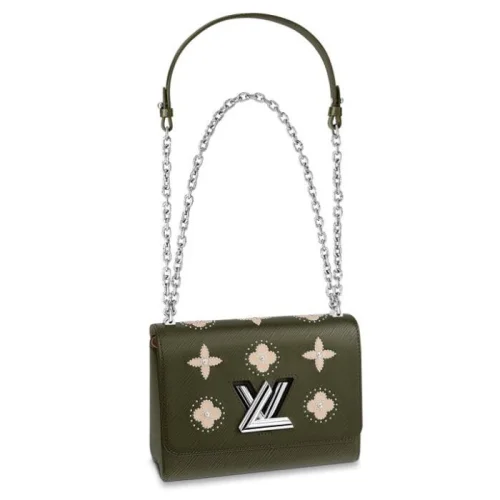 Сумка Louis Vuitton Twist MM M52159 Epi Leather Khaki "Green"