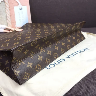 Сумка Louis Vuitton Sac Plat Tote Bag M51140 Monogram Canvas "Brown" фото № 6 Сумка Louis Vuitton Sac Plat Tote Bag M51140 Monogram Canvas "Brown" фото № 6