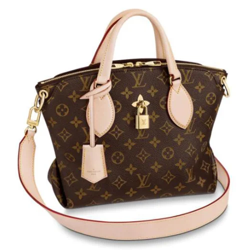 Сумка Louis Vuitton Flower Zipped Tote BB M44359 Monogram Canvas Beige "Brown"