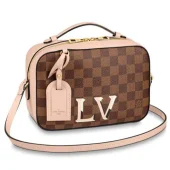 Сумка Louis Vuitton Santa Monica N40179 Damier Ebene Canvas Venus Pink "Brown"