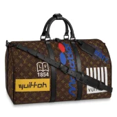 Сумка Louis Vuitton Keepall Bandouliere 50 M44642 Monogram Canvas Marron "Brown"