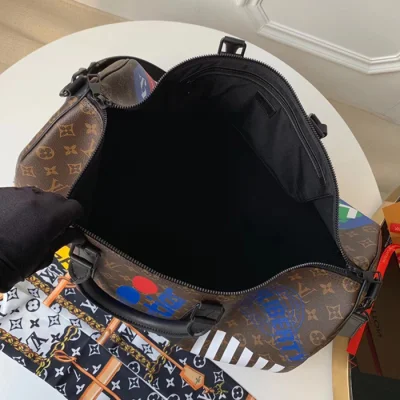 Сумка Louis Vuitton Keepall Bandouliere 50 M44642 Monogram Canvas Marron "Brown" фото № 9