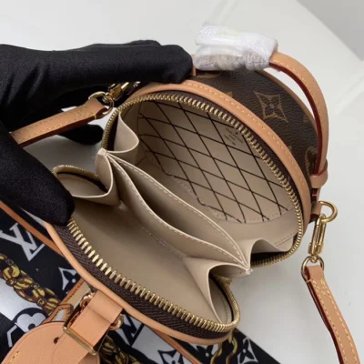 Сумка Louis Vuitton Mini Boite Chapeau M44699 Monogram Coated Canvas "Brown" фото № 9