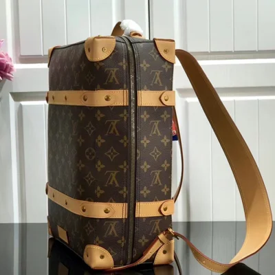 Рюкзак Louis Vuitton Soft Trunk Backpack PM M44752 Monogram Canvas "Brown" фото № 3