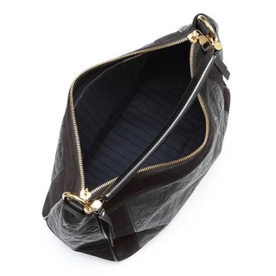 Сумка Louis Vuitton M40589 Audacieuse MM Hobo Bag Monogram Empreinte Leather "Navy Blue" фото № 8