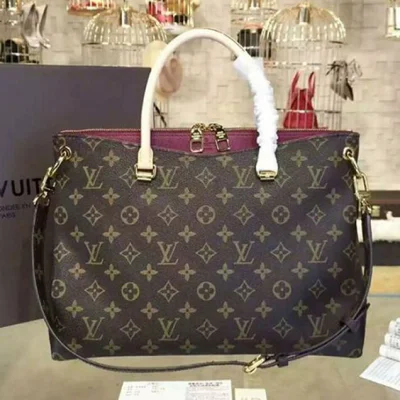 Сумка Louis Vuitton M40906 Pallas Tote Bag Monogram Canvas "Brown" фото № 2