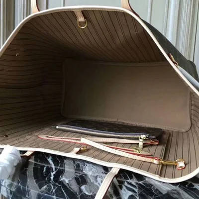 Сумка Louis Vuitton M40990 Neverfull GM Shoulder Bag Monogram Canvas "Brown" фото № 8