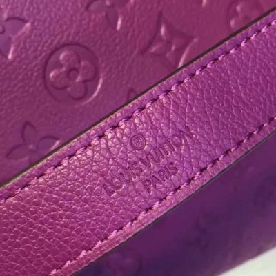 Сумка Louis Vuitton M41046 Montaigne MM Tote Bag Monogram Empreinte Leather "Purple" фото № 7
