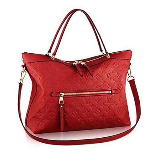 Сумка Louis Vuitton M41167 Bastille MM Tote Bag Monogram Empreinte Leather "Red"