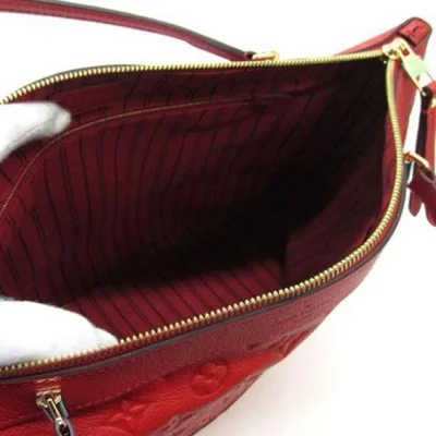 Сумка Louis Vuitton M41167 Bastille MM Tote Bag Monogram Empreinte Leather "Red" фото № 10