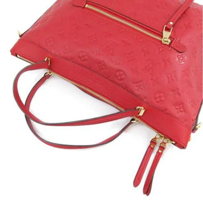 Сумка Louis Vuitton M41167 Bastille MM Tote Bag Monogram Empreinte Leather "Red" фото № 9